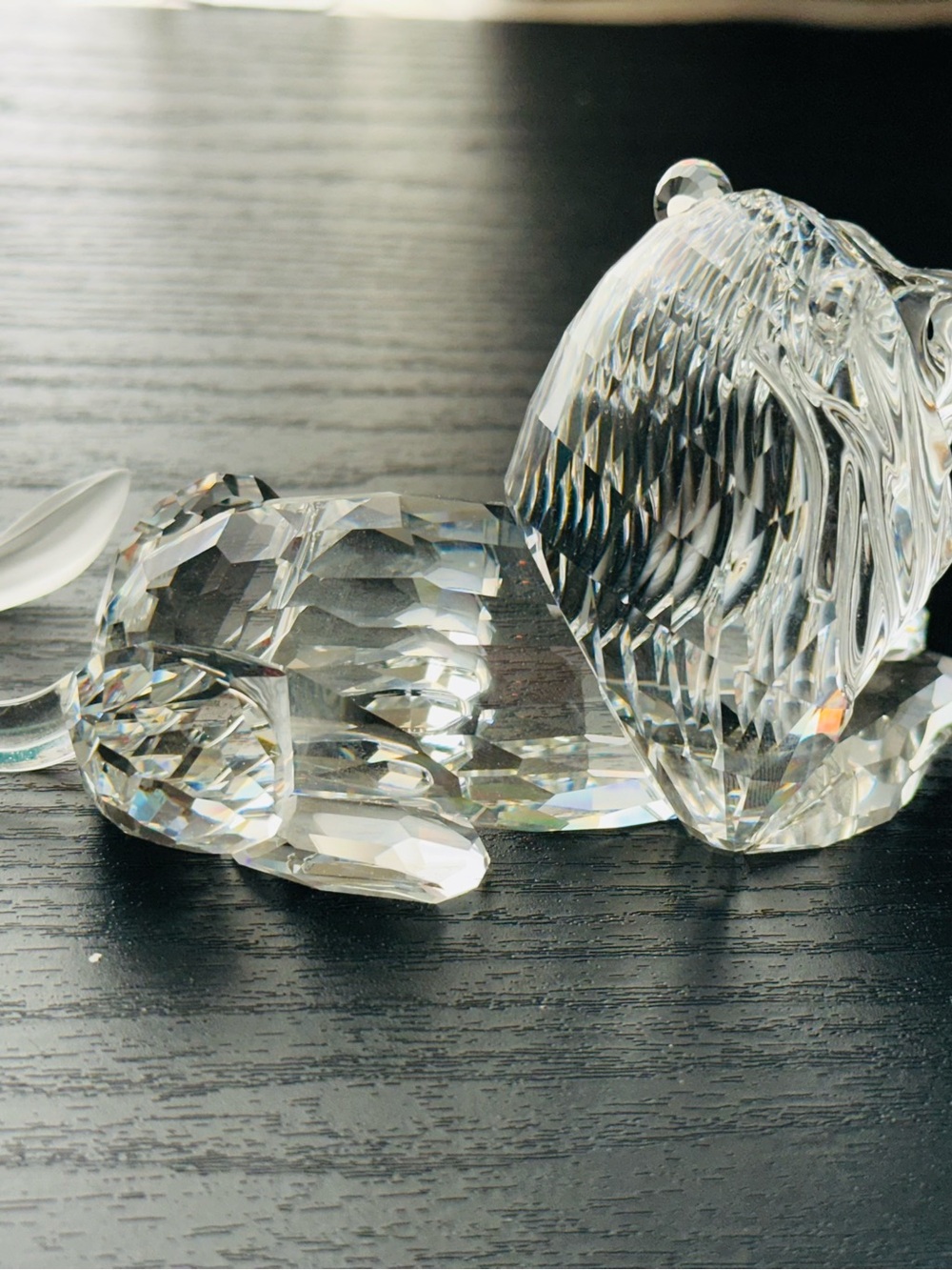 Swarovski Clear Crystal Lion Figurine - Picture 12 of 15